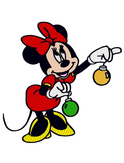 Minnie Mouse Christmas Balls
